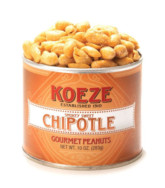 Koeze's Smokey Sweet Chipotle Peanuts (10 oz. Tin) #42371