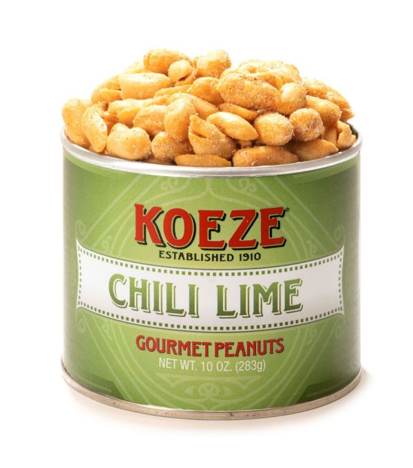 Koeze's Chili Lime Peanuts (10 oz. Tin) #42370