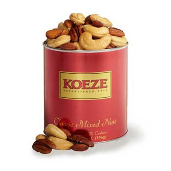 Koeze's Classic Mixed Nuts (14 oz. Canister) #31263