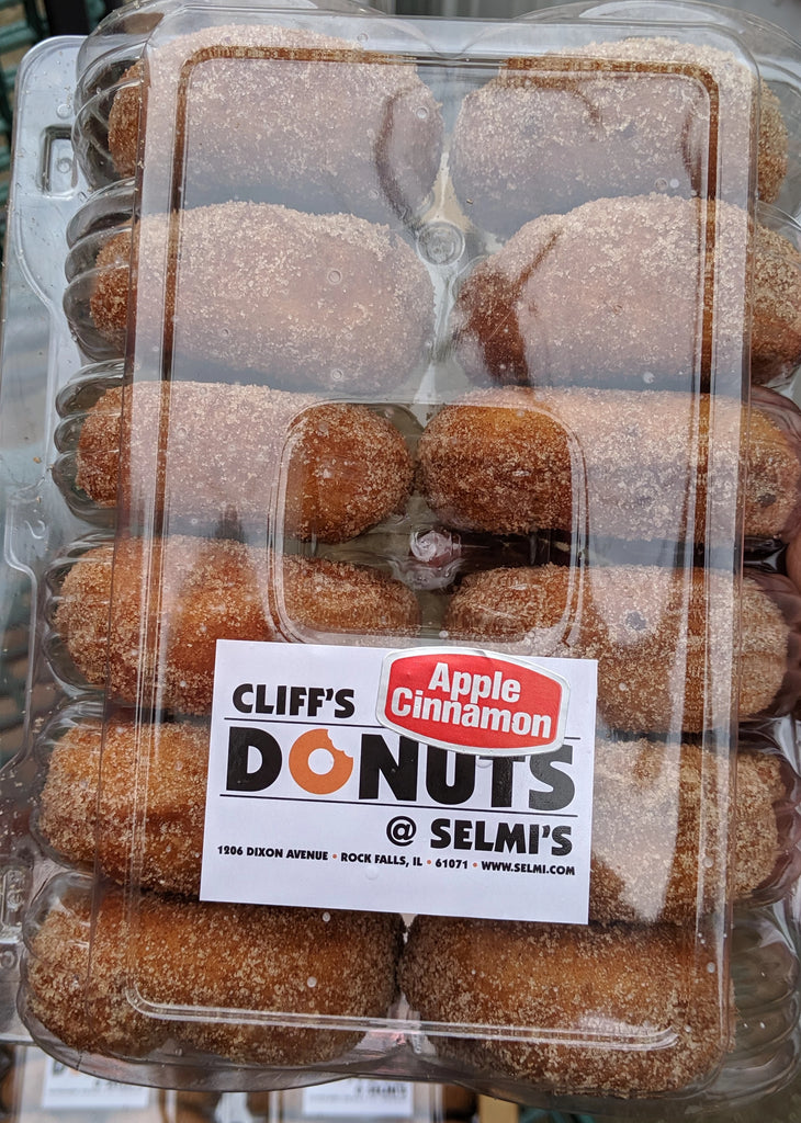 Selmi's Apple Cider Donuts- Packaged in a Clamshell