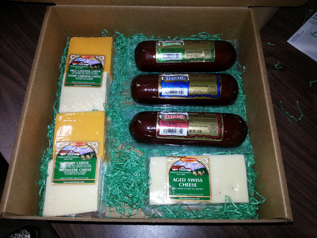 Gift Box - Mixed Cheese & Sausage
